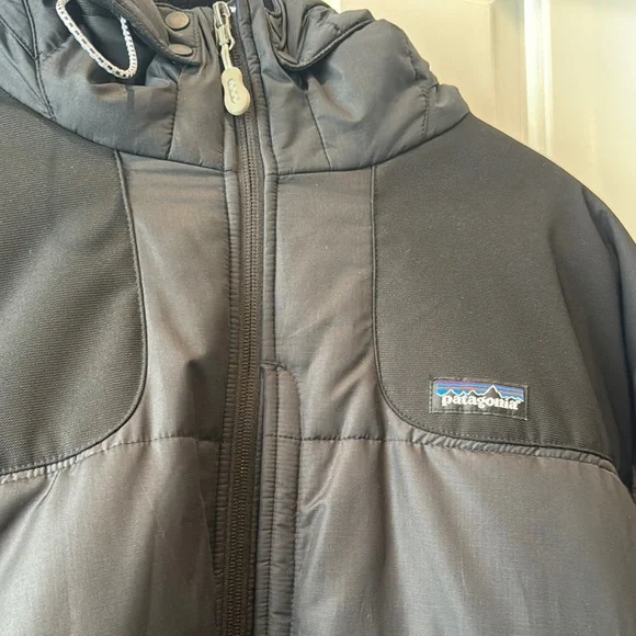 Patagonia Rubicon Rider puffer hooded jacket insulated men size xl black - Picture 3 of 10